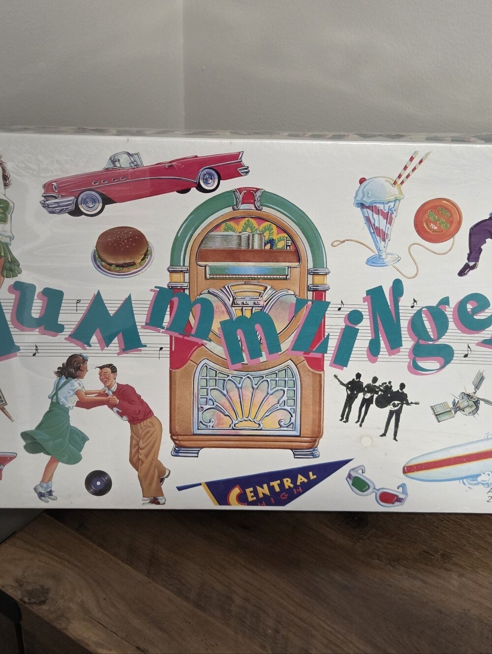 Hummmzinger Board Game 1989 Classic Rock N Roll Brand New Sealed Made In Canada
